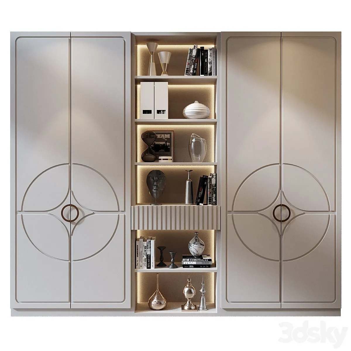 Stylish wardrobe view 1